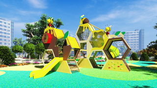Outdoor PE Honeycomb Playground Equipment for Kids