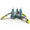 Triangle Rope Kids Tower Playground with Rocket Tower