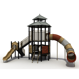 Amusement Park Children Outdoor Pavilion Playground Playset Equipment