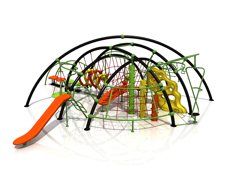 Amusement Park Outdoor Rope Climbing Playground Playset for Teenager