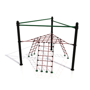 Outdoor Triangle Climbing Rope Net Playground for Exercise